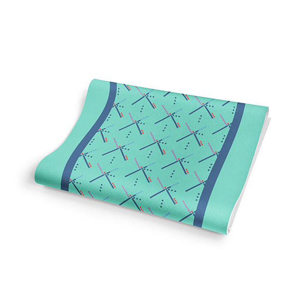 Yoga Mat | 6mm Thick | Turquoise | Non-Slip | Eco Friendly | Yune Yoga | PDX Carpet-2