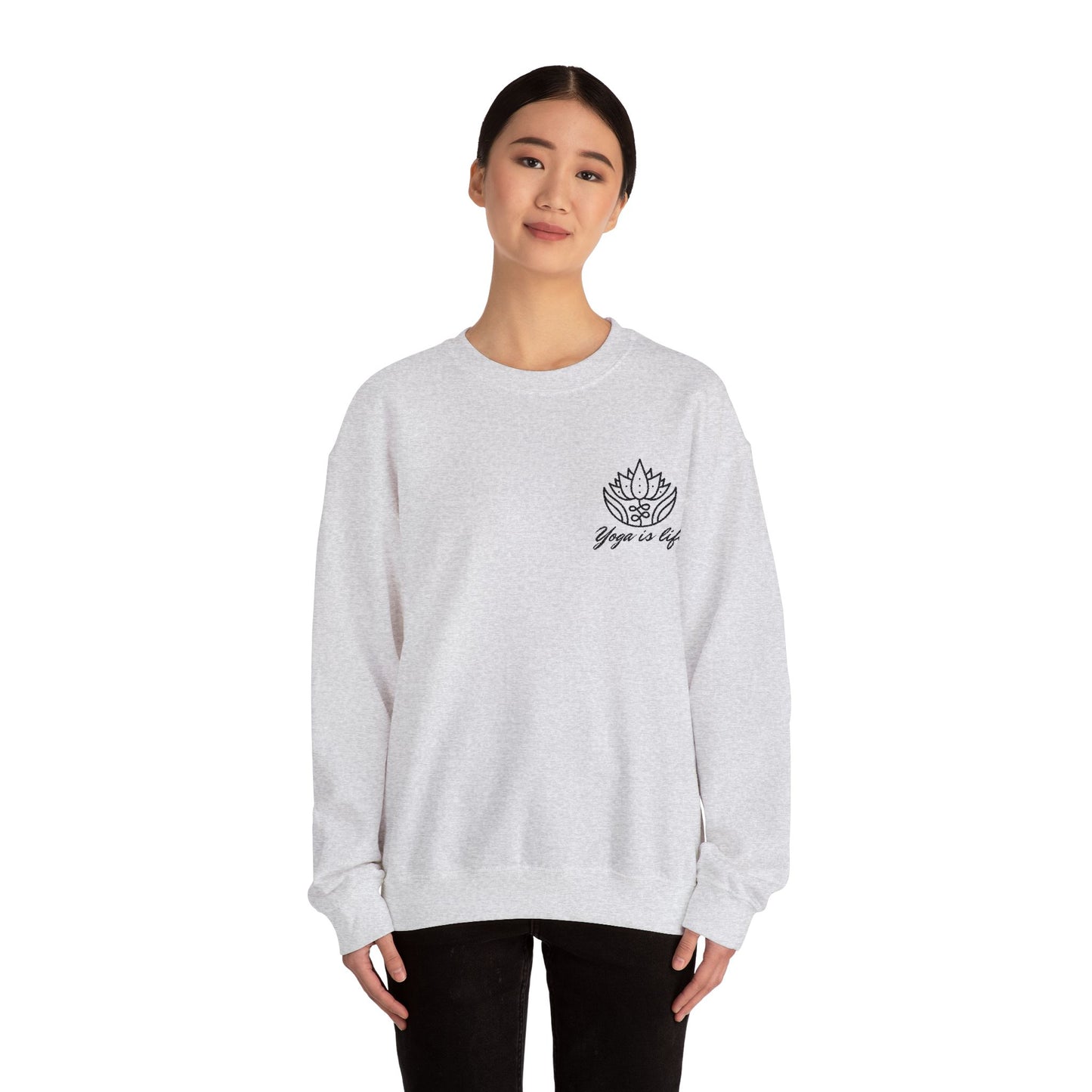 Embroidered Crewneck Sweatshirt — Classic Embroidered Crew
