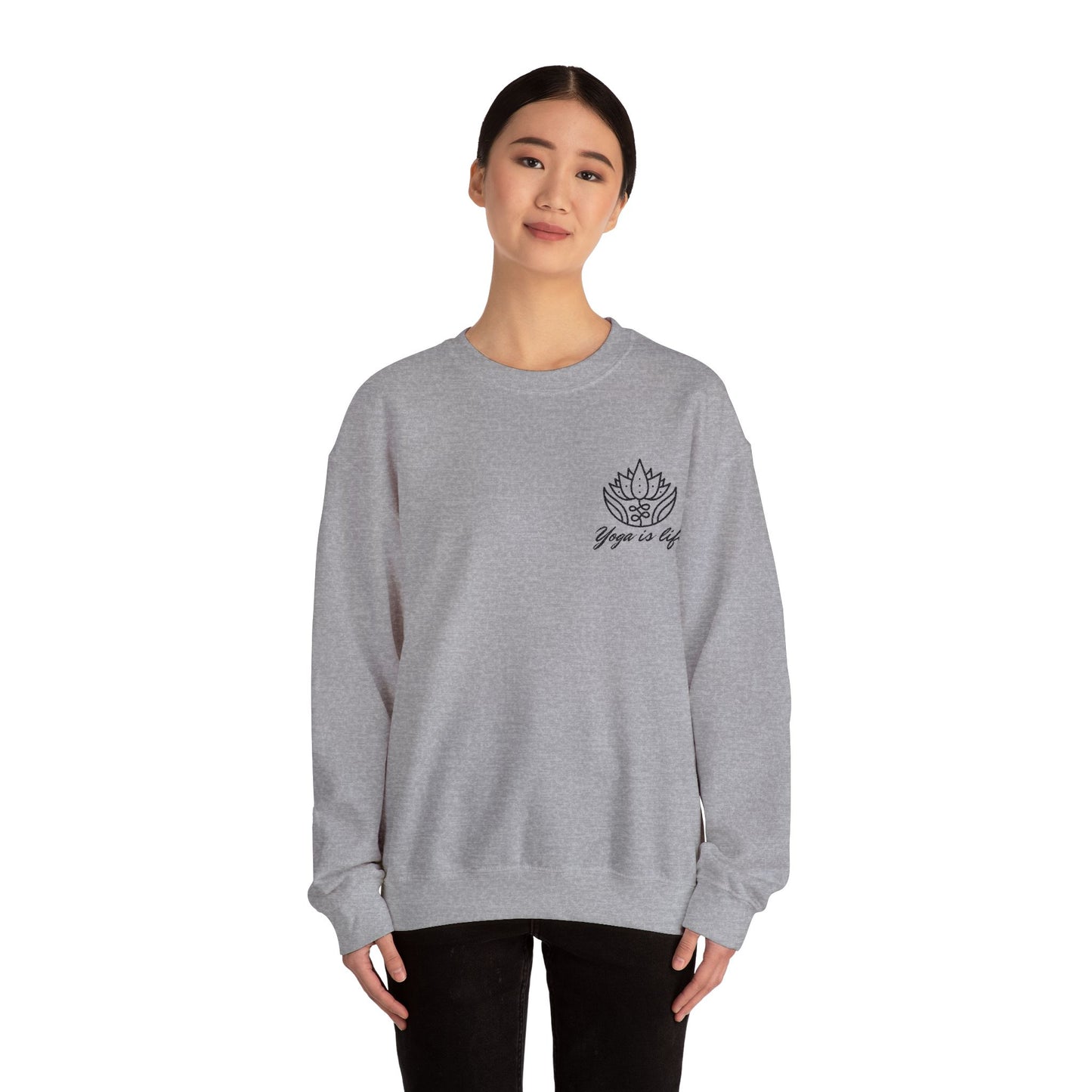Embroidered Crewneck Sweatshirt — Classic Embroidered Crew