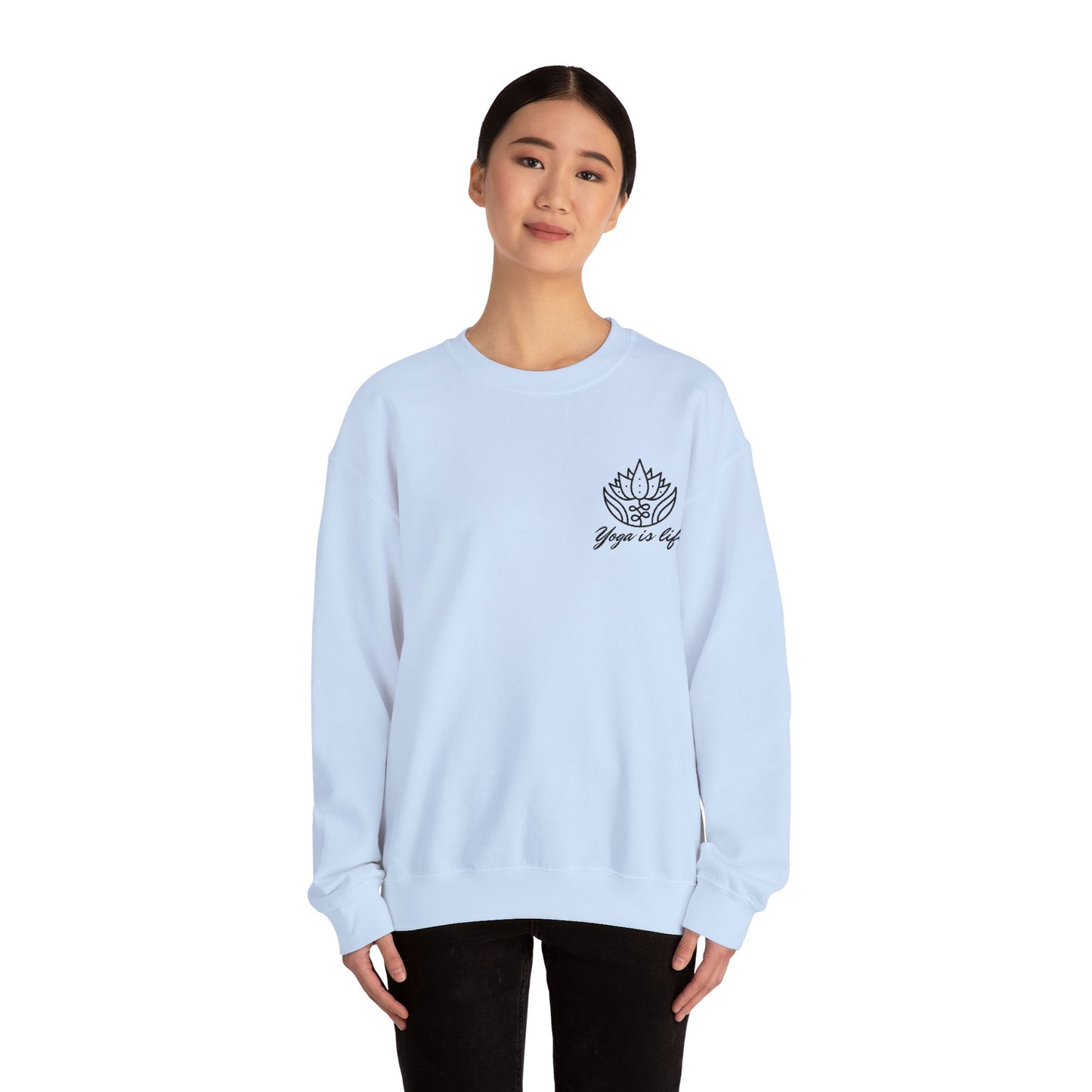 Embroidered Crewneck Sweatshirt — Classic Embroidered Crew