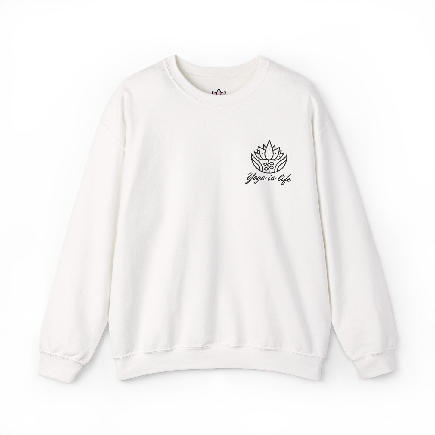 Embroidered Crewneck Sweatshirt — Classic Embroidered Crew