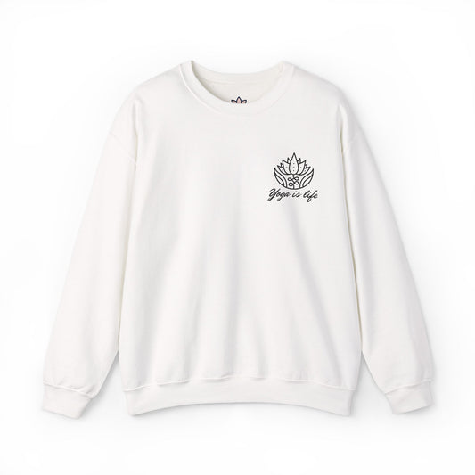 Embroidered Crewneck Sweatshirt — Classic Embroidered Crew