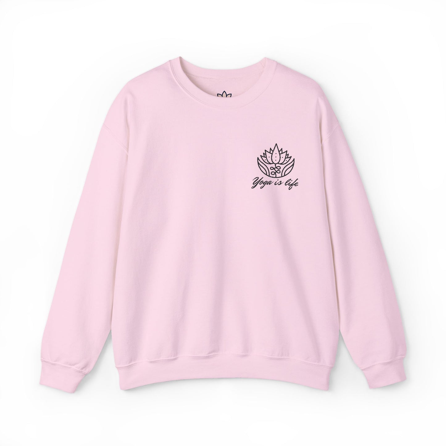 Embroidered Crewneck Sweatshirt — Classic Embroidered Crew