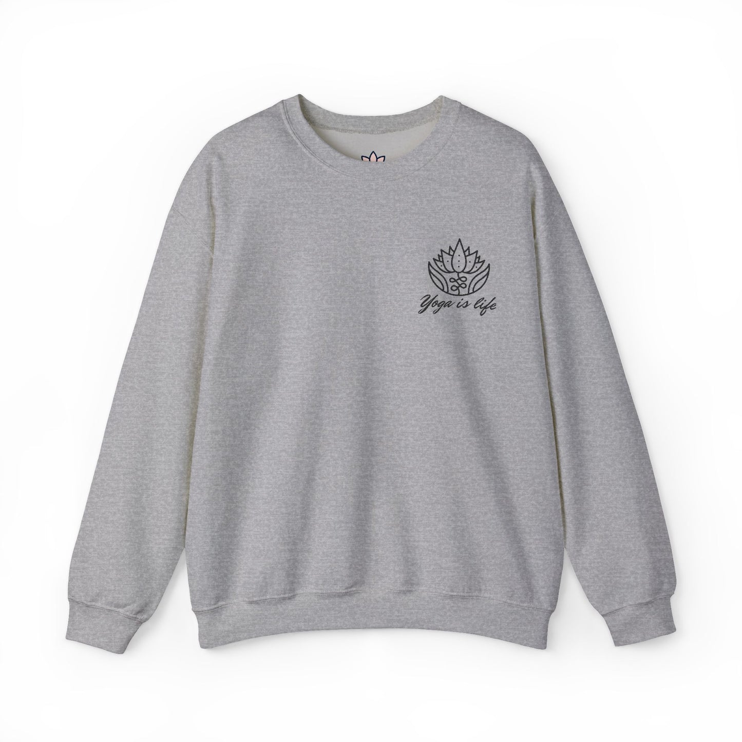 Embroidered Crewneck Sweatshirt — Classic Embroidered Crew