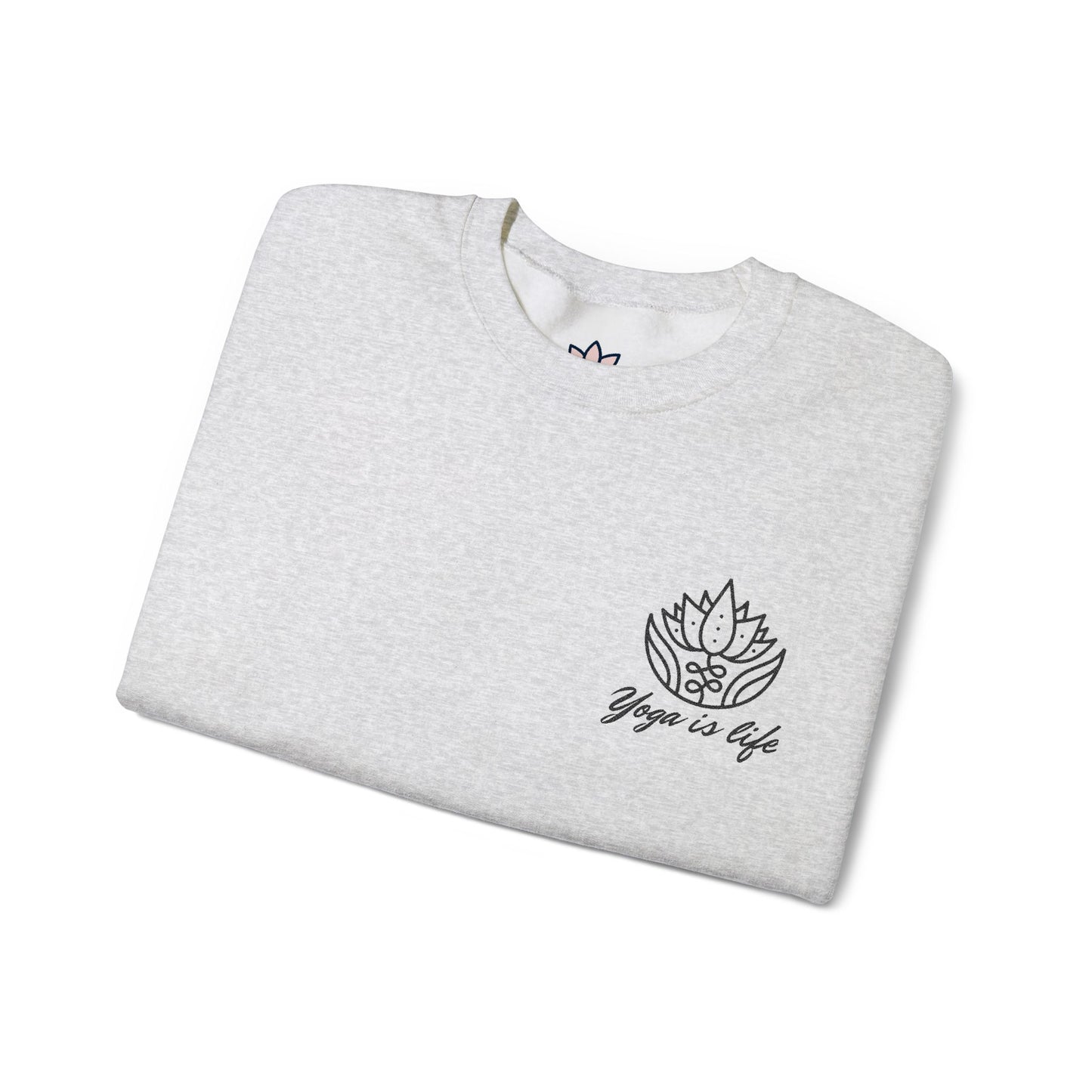 Embroidered Crewneck Sweatshirt — Classic Embroidered Crew