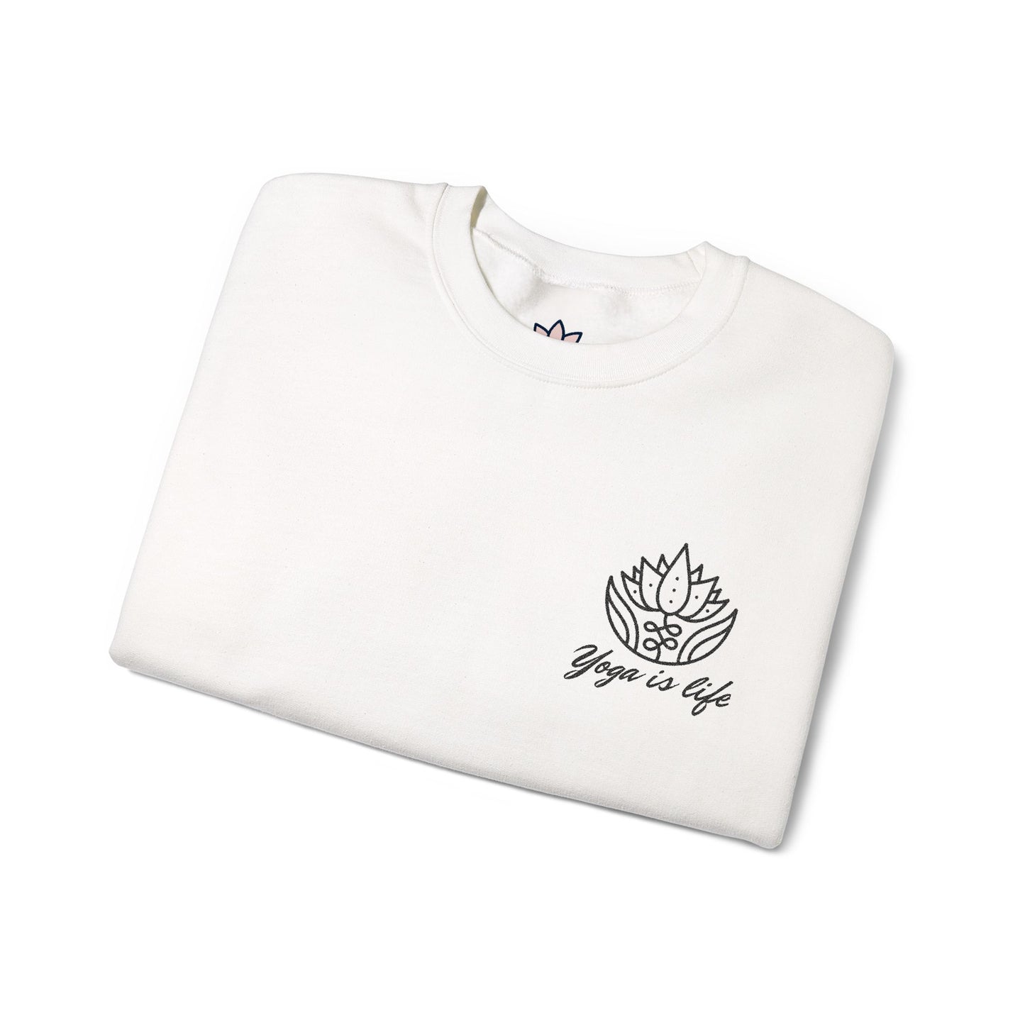 Embroidered Crewneck Sweatshirt — Classic Embroidered Crew